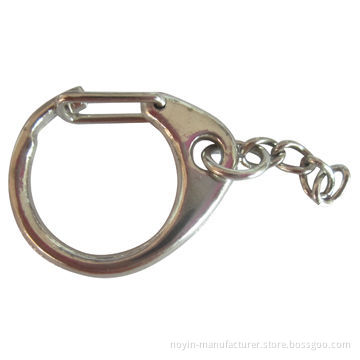 Snap hooks with alloy material, nickle color/competitive price direct from factory/shortest deliver
